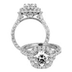 halo engagement ring