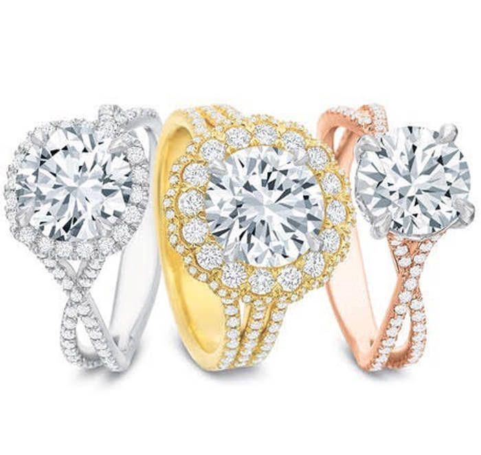 precision set engagement rings
