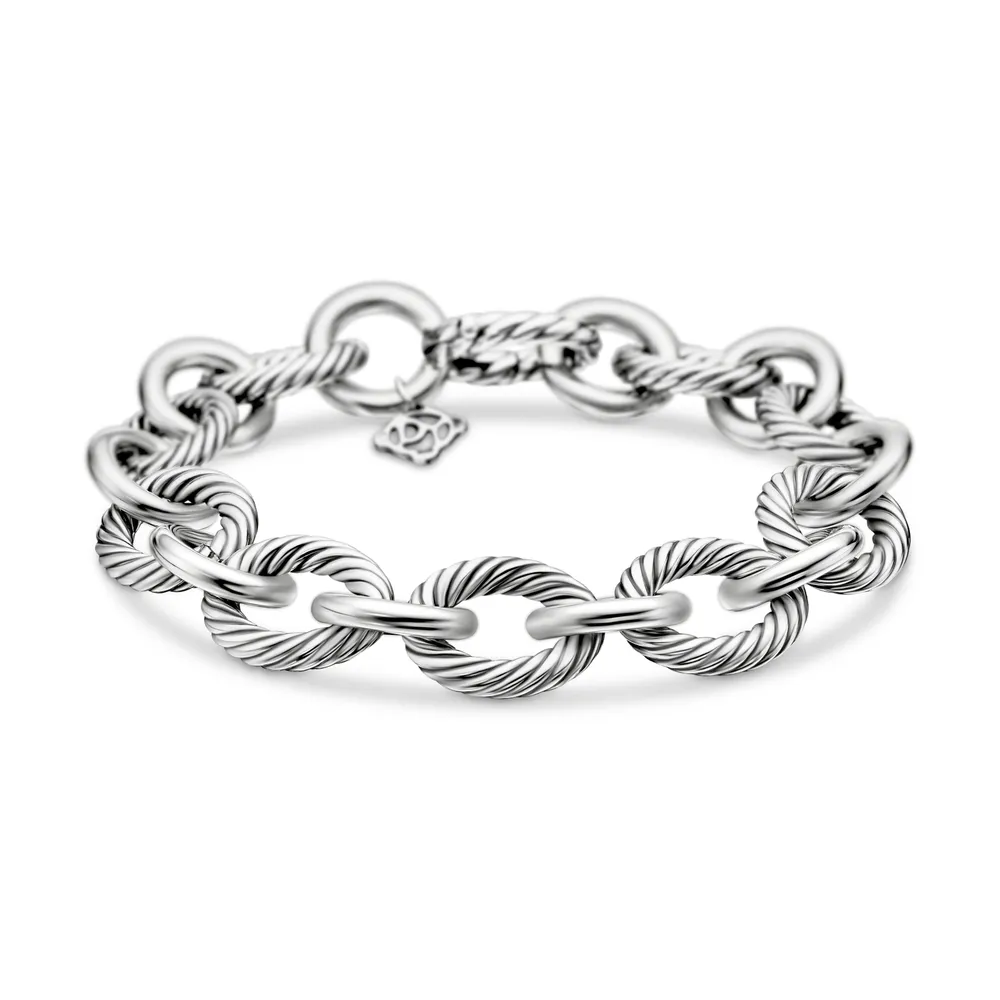 Sterling silver •  • Bracelet, 12mm • Lobster clasp-
