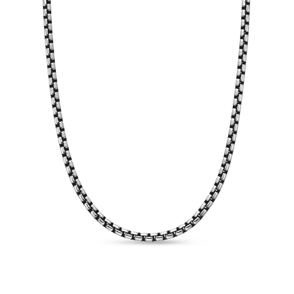 Sterling silver •  • Chain, 3.6mm • Lobster clasp-