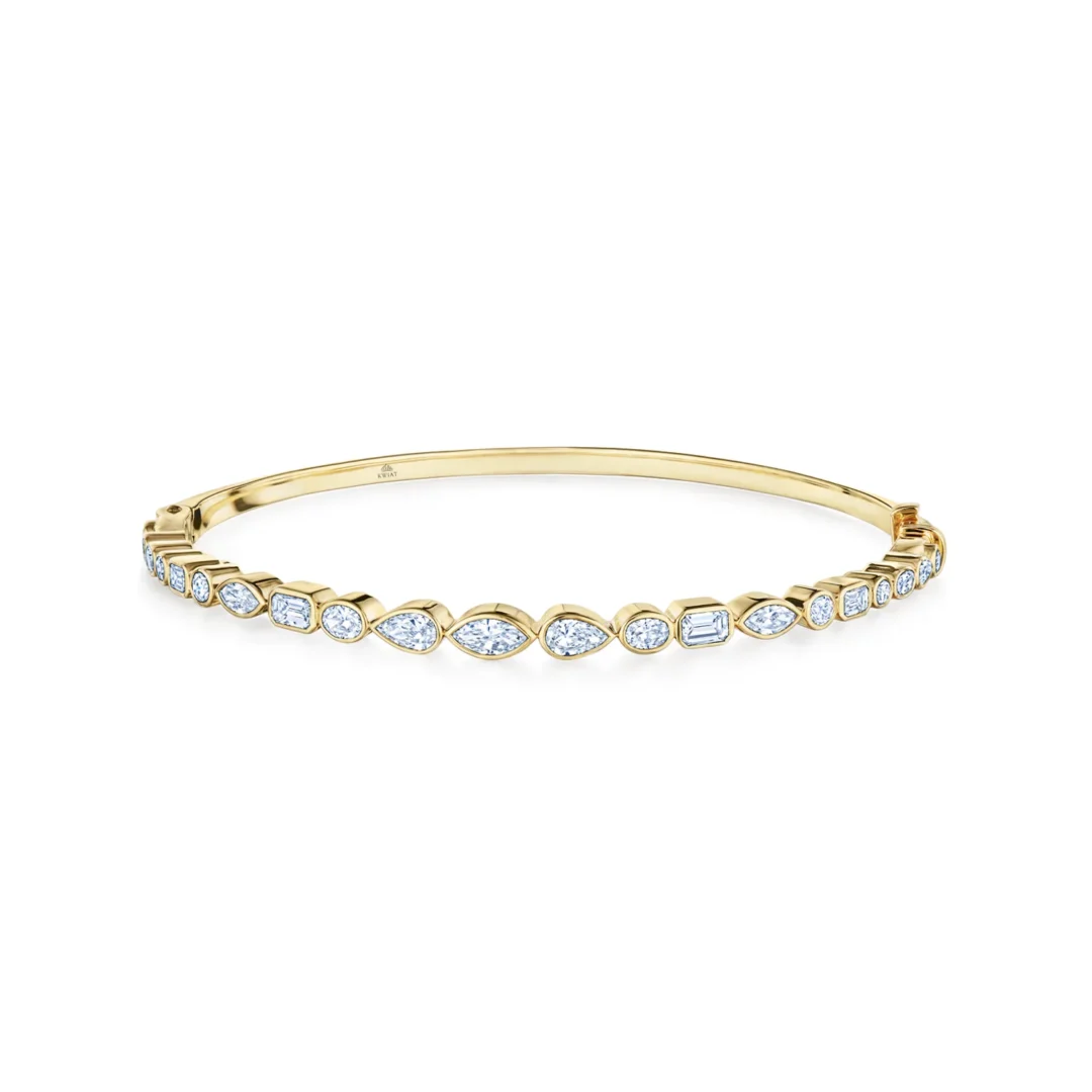 MIXED SHAPE DIAMOND BANGLE