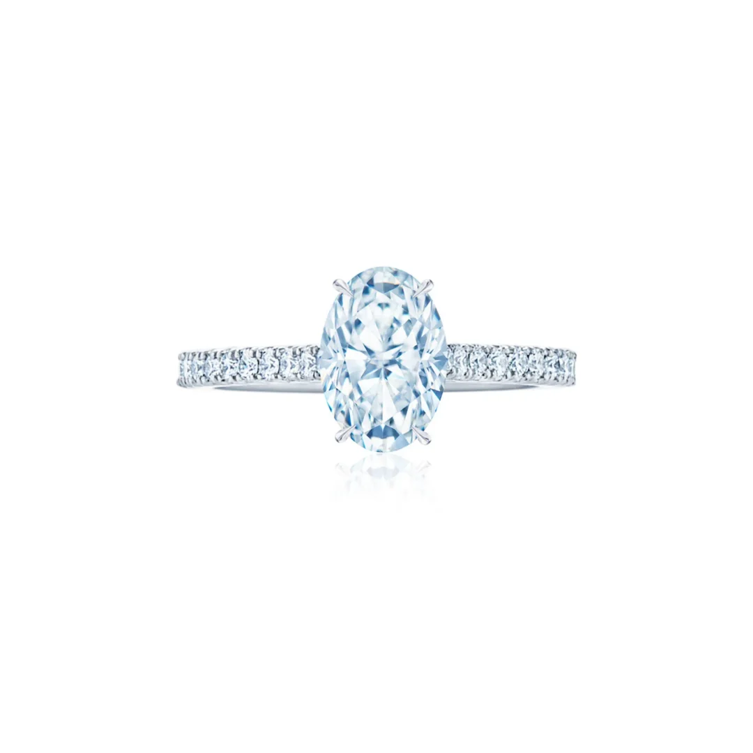 1.79CT OVAL DIAMOND ENGAGEMENT RING