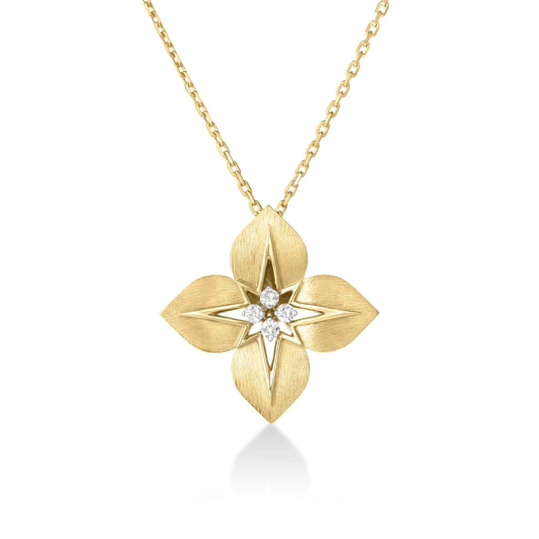 PRINCESS STAR LARGE DIAMOND STAR NECKLACE