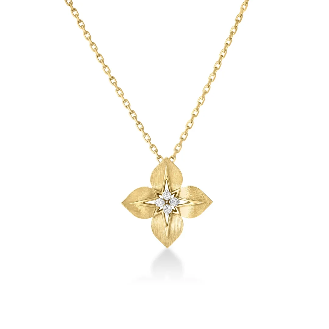 PRINCESS STAR MEDIUM DIAMOND STAR NECKLACE