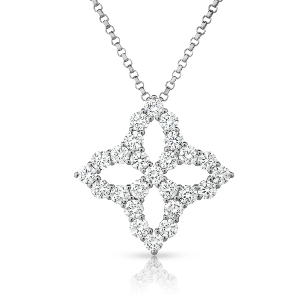 DIAMOND PRINCESS LARGE OUTLINE NECKLACE
