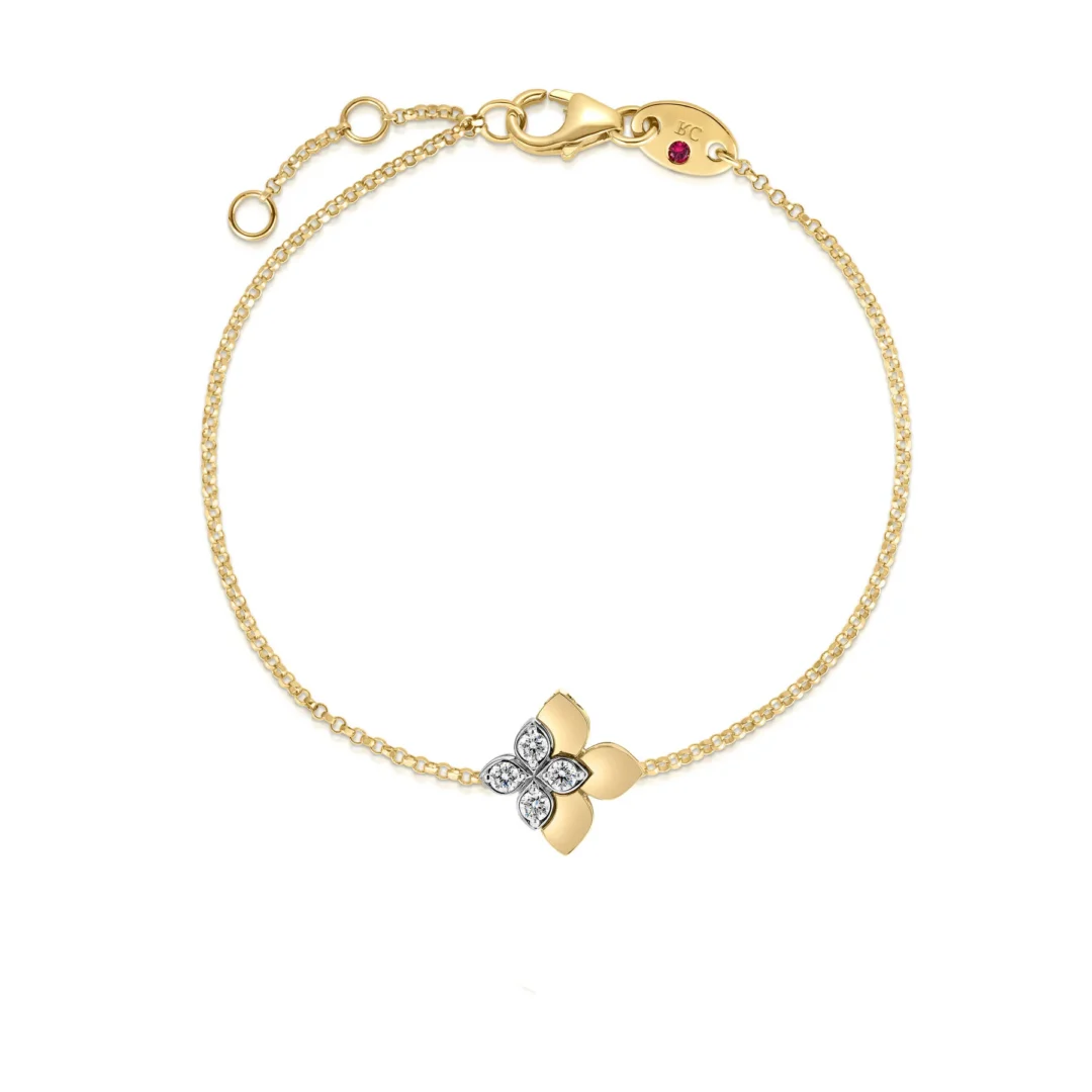 LOVE IN VERONA EAST TO WEST DIAMOND FLOWER BRACELET