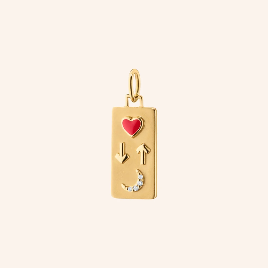 "I LOVE YOU TO THE MOON AND BACK" CHARM