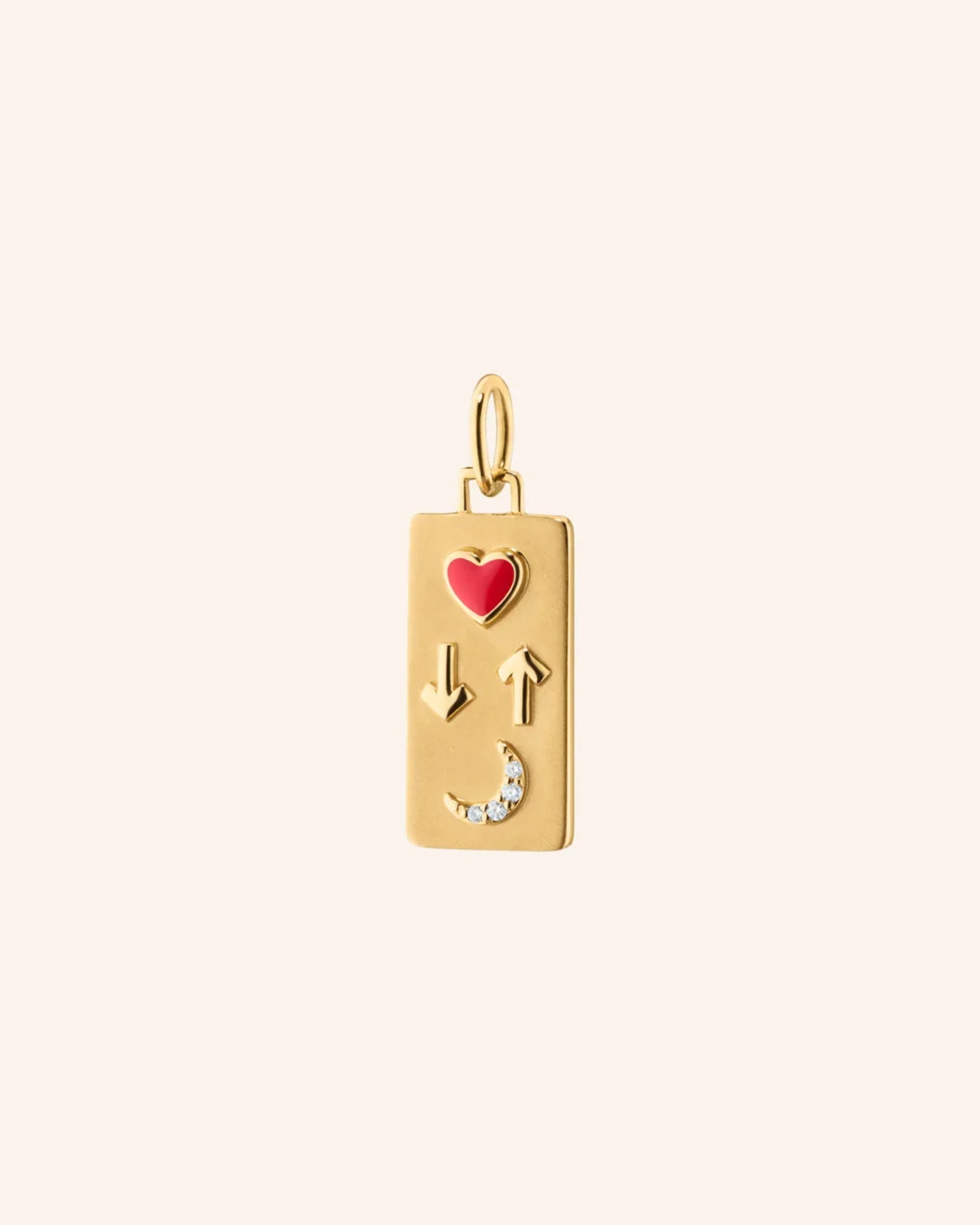 "I LOVE YOU TO THE MOON AND BACK" CHARM