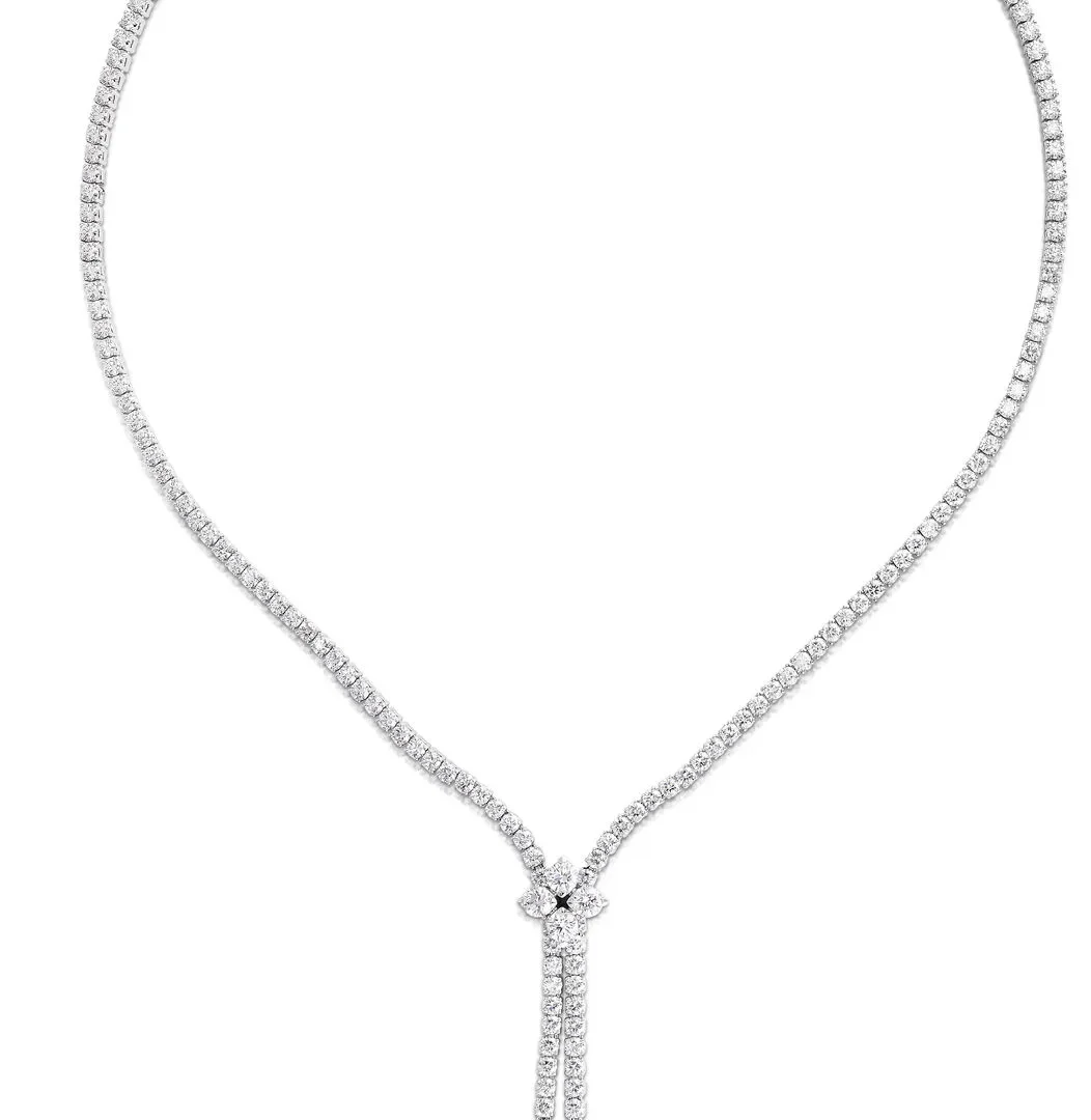 LOVE IN VERONA DIAMOND ZIPPER NECKLACE