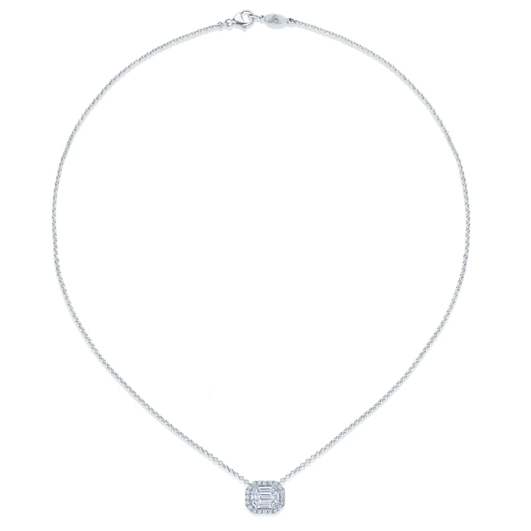 SUNBURST ILLUSION HALO PENDANT