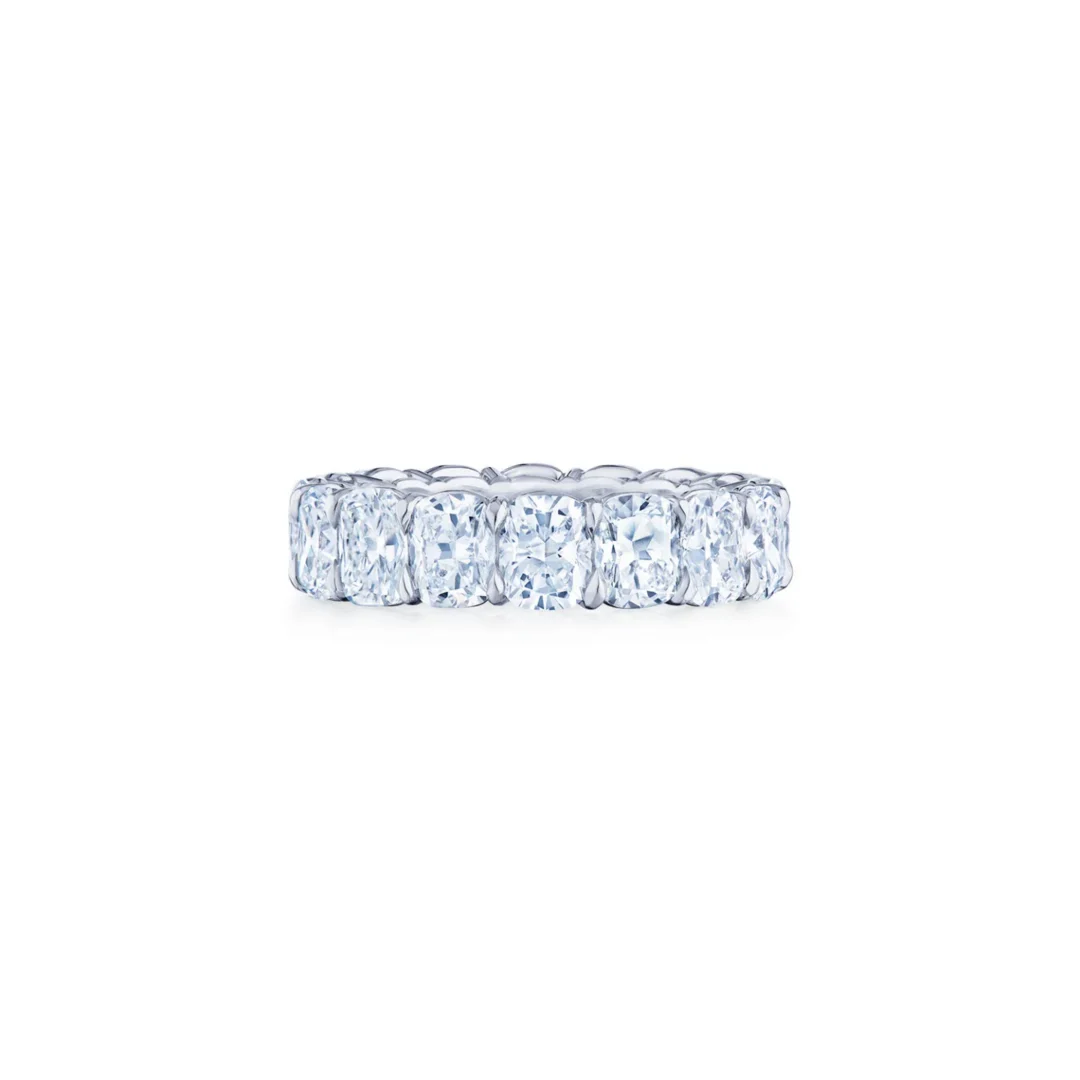 CUSHION DIAMOND ETERNITY BAND