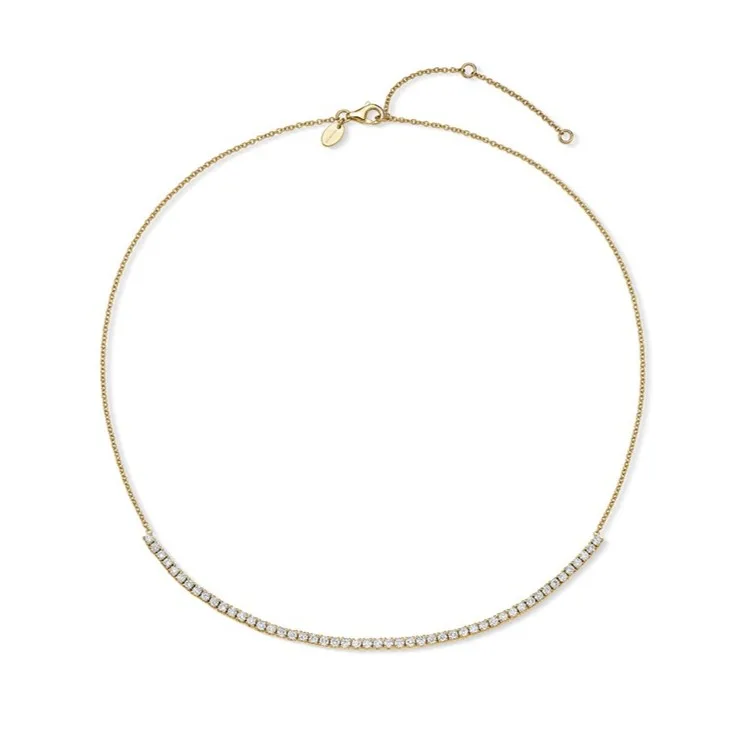 Essentials 1/4 Chain Line Necklace