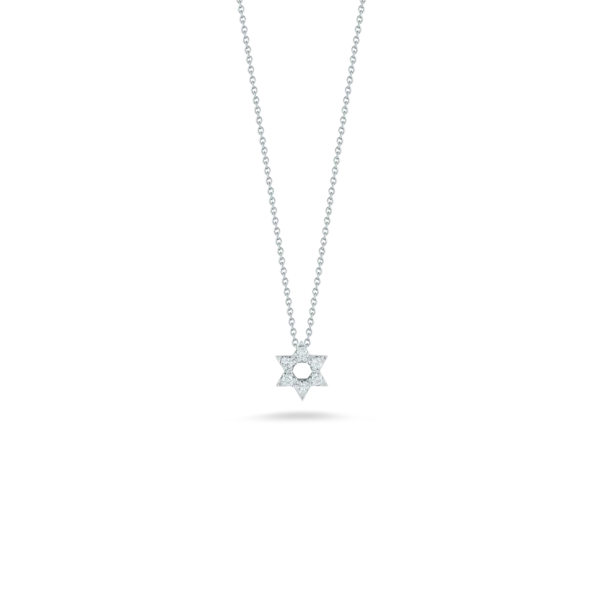 TINY TREASURES DIAMOND STAR OF DAVID NECKLACE