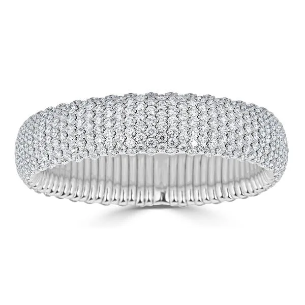 Medium Diamond Domed Stretch Bracelet