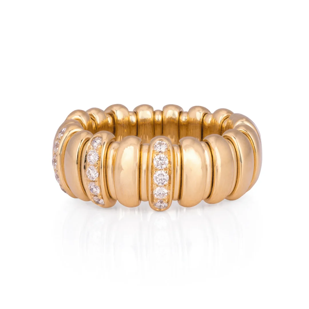 Stretch Bar Domed Ring