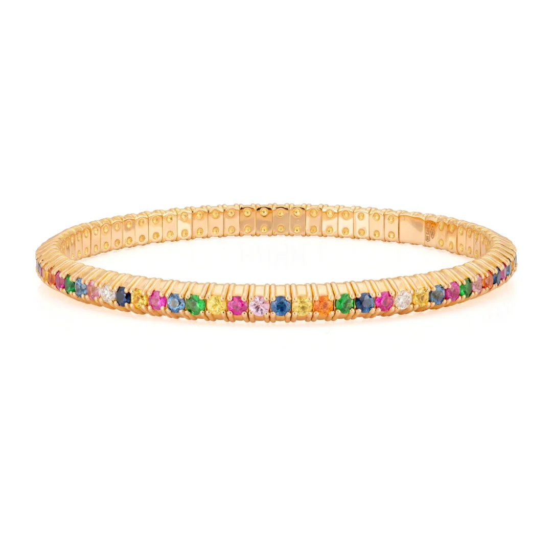 Confetti Stretch Bracelet with Diamonds