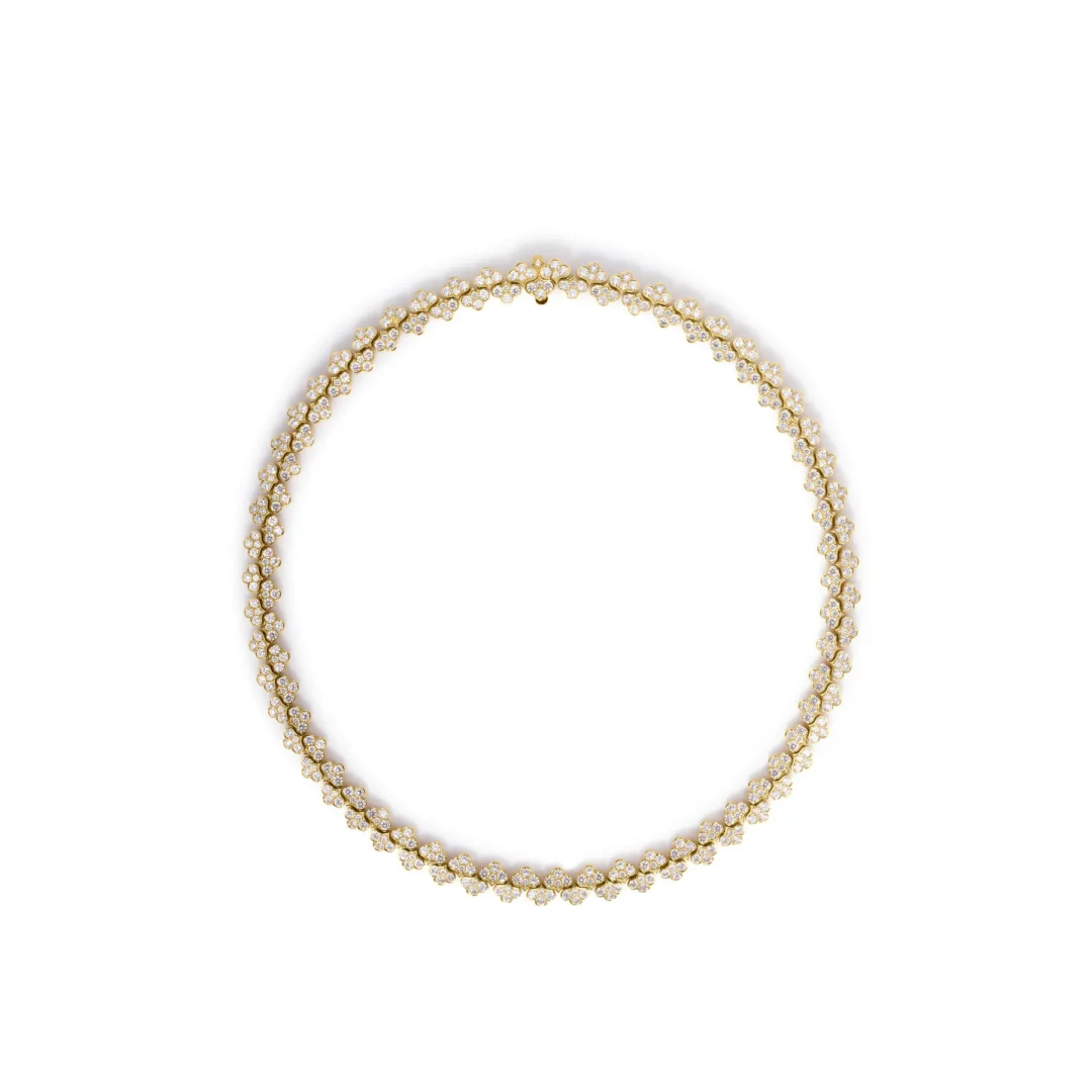 CHIARA PAVE DIAMOND COLLAR NECKLACE