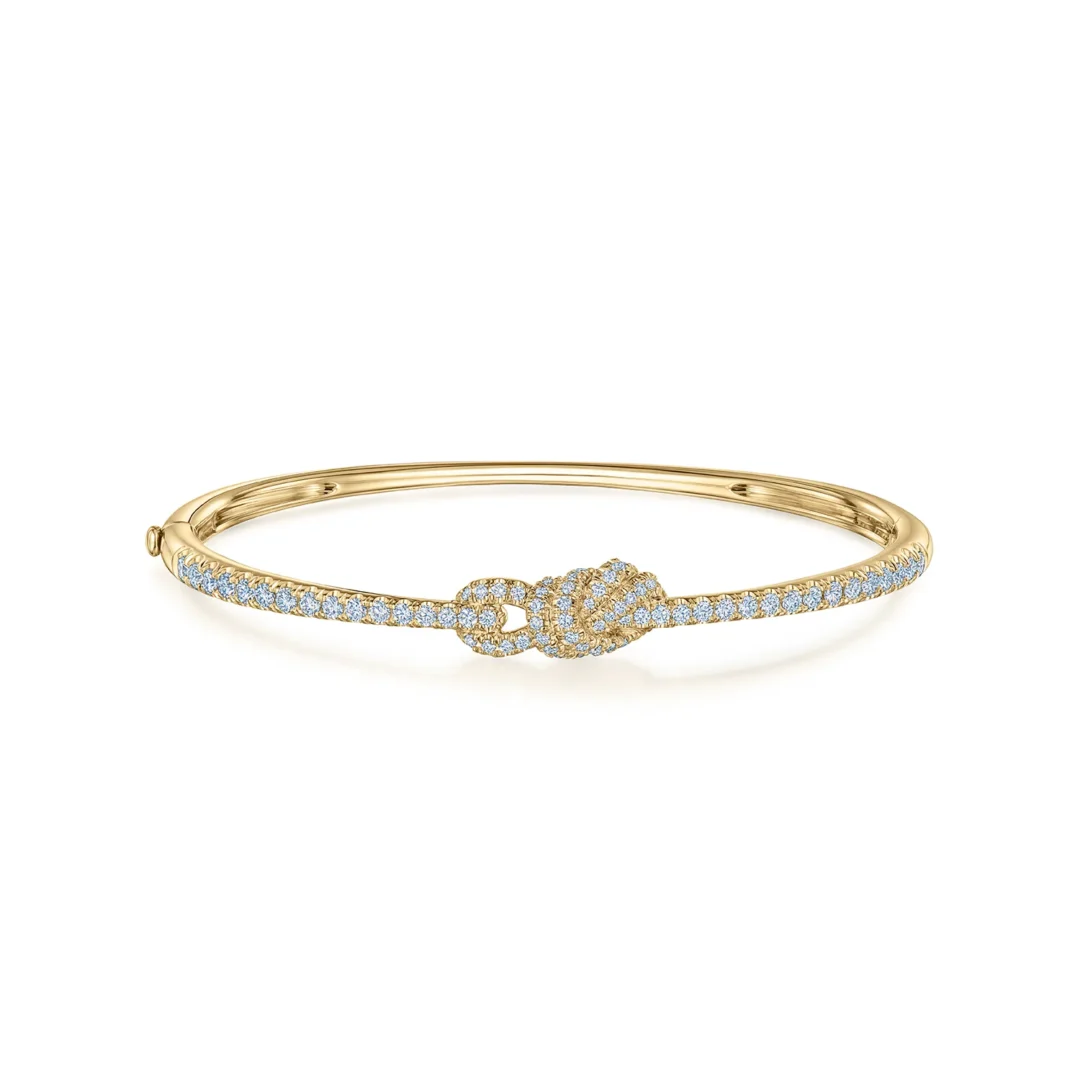 Entwine Diamond Bangle
