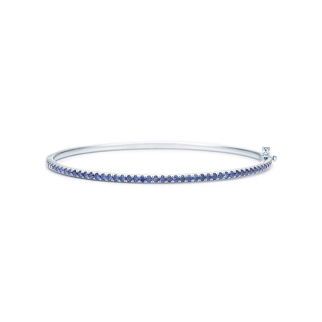 Kwiat Stackable Bangle Bracelet with Sapphires