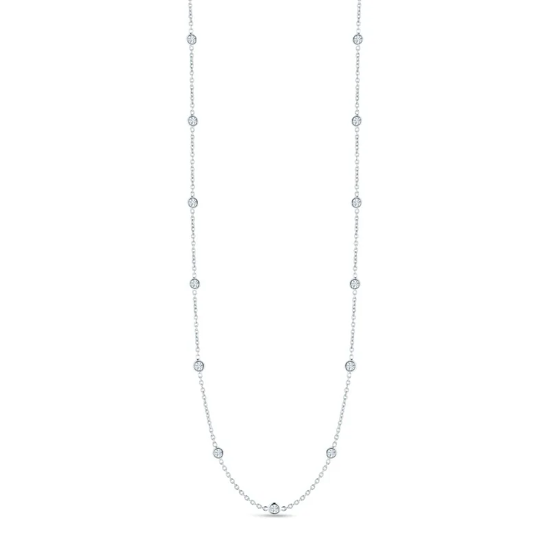 DIAMONDS BY THE INCH 15 STATION 18 INCH NECKLACE