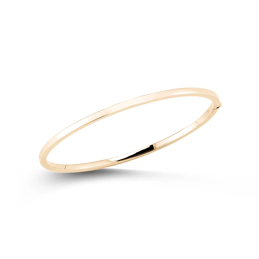 DESIGNER GOLD OVAL BANGLE