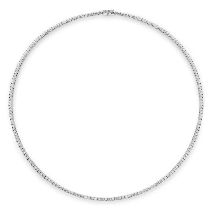 Uniform 4-Prong Line Necklace
