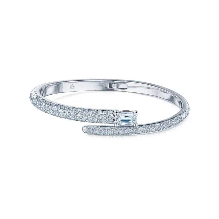 Cobblestone Ashoka Pave Diamond Crossover Bangle