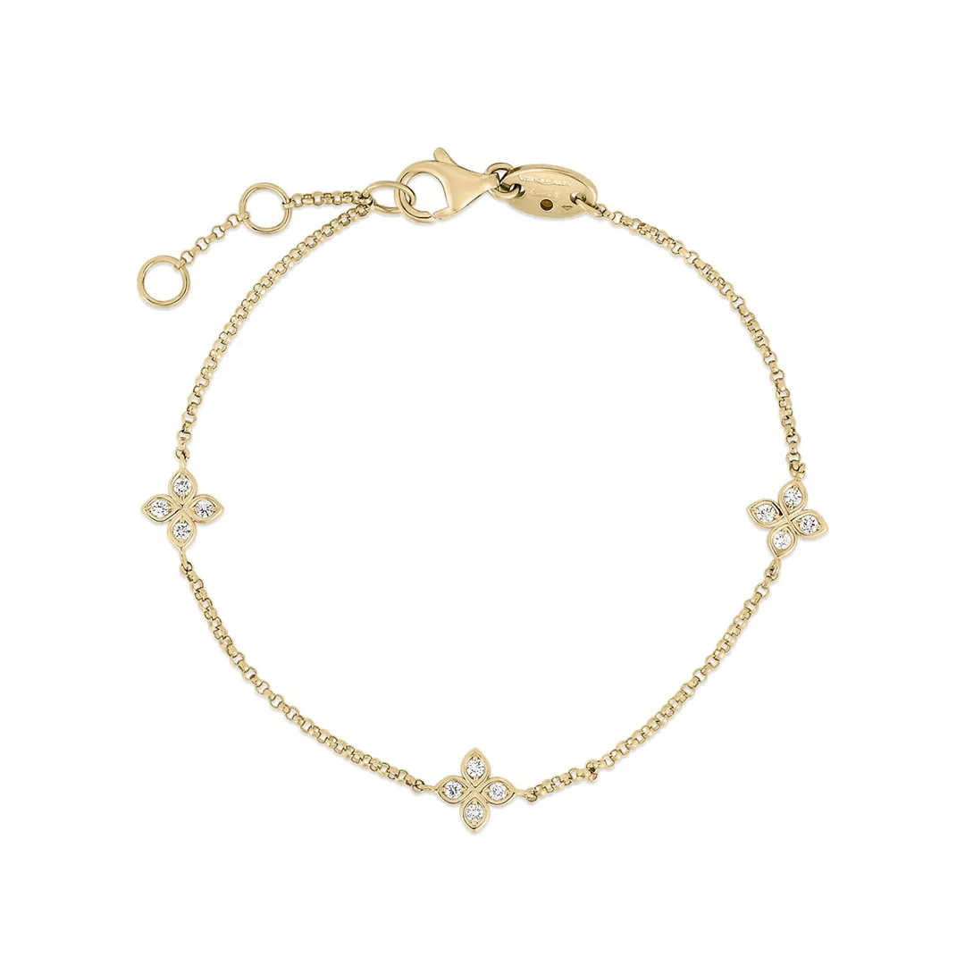 LOVE IN VERONA THREE STATION FLOWER BRACELET