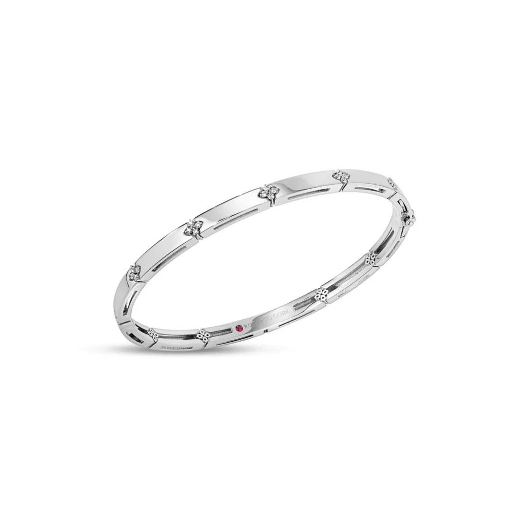 LOVE IN VERONA DIAMOND ACCENT NARROW BANGLE