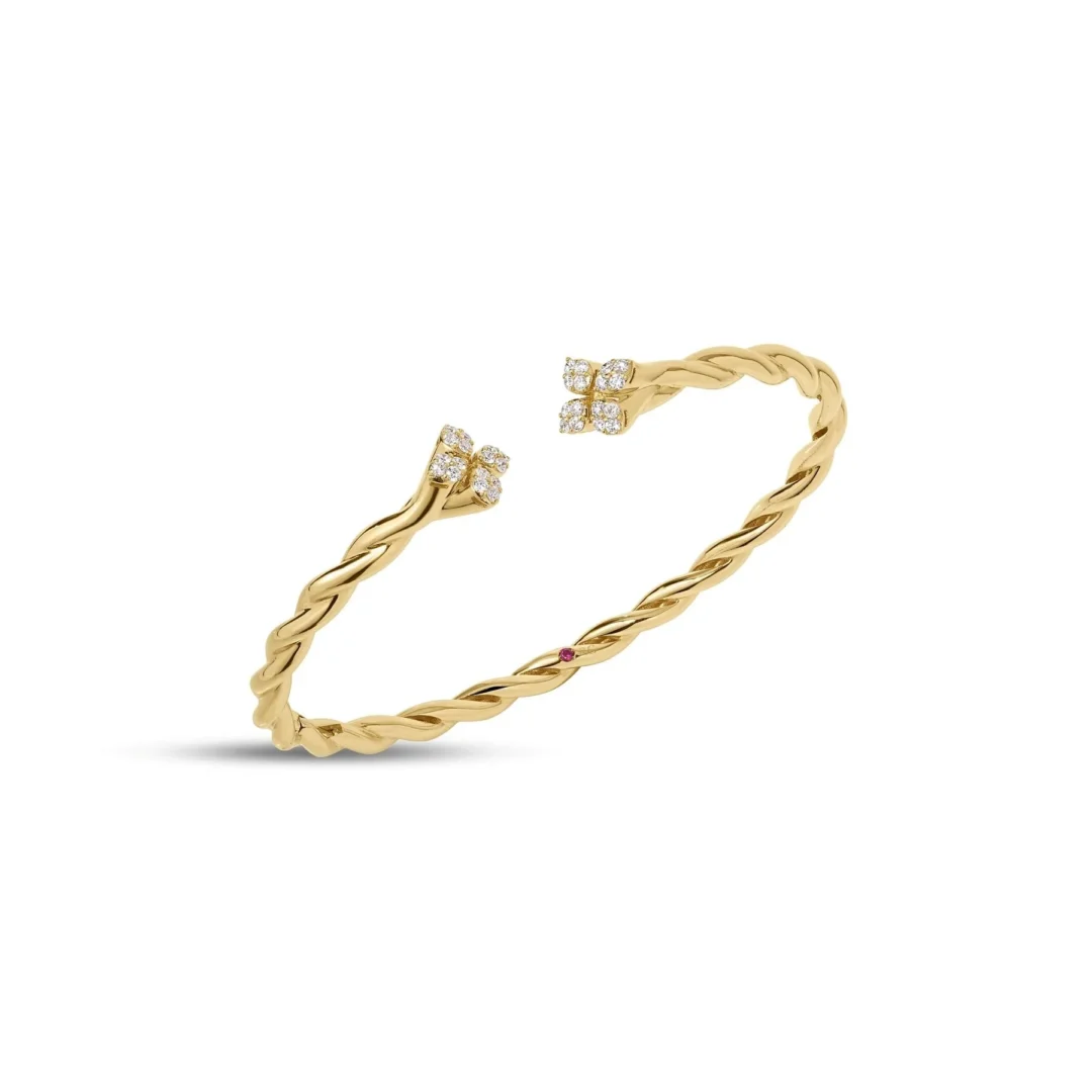 LOVE IN VERONA TWIST DIAMOND BANGLE