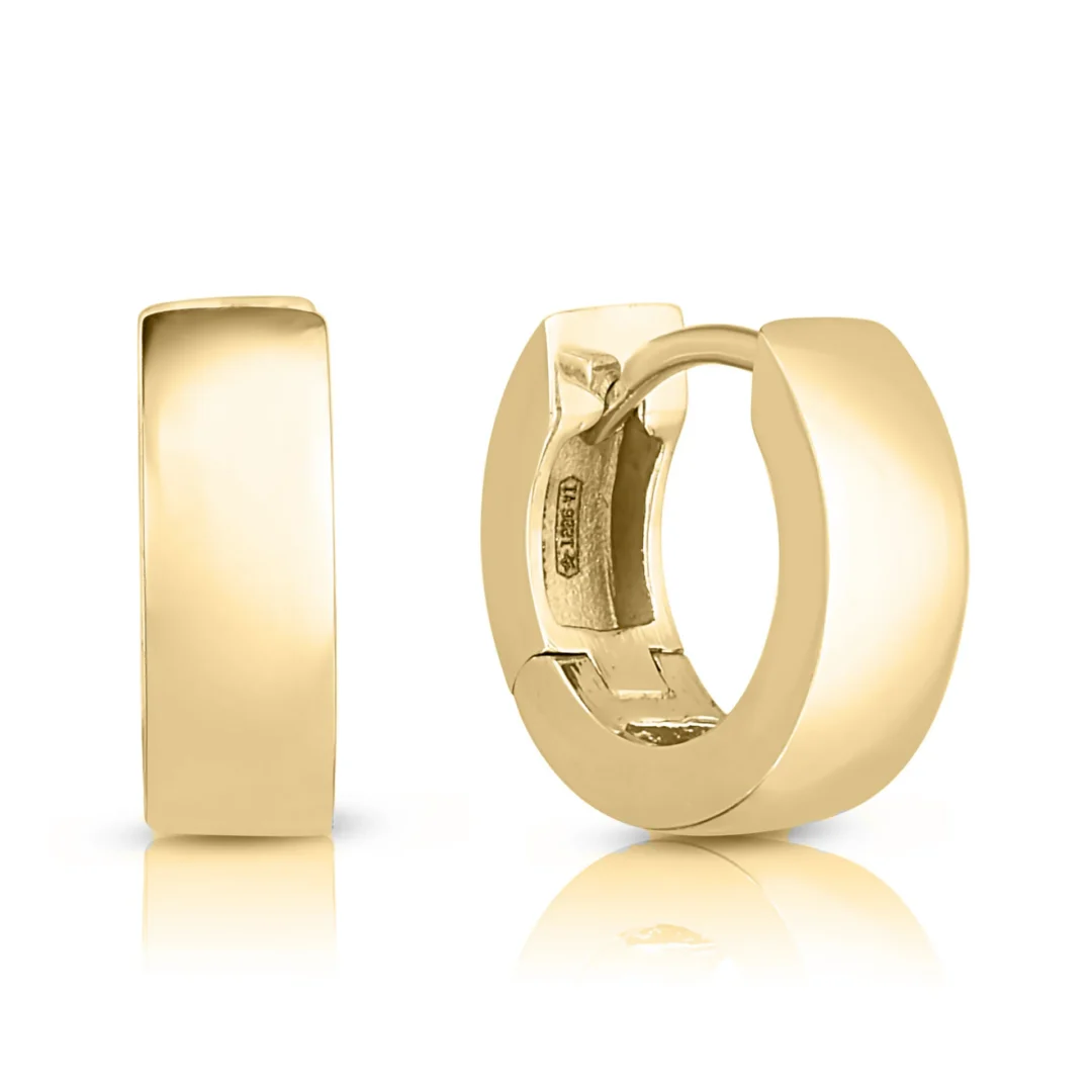 PERFECT GOLD HOOP® HUGGIE EARRINGS
