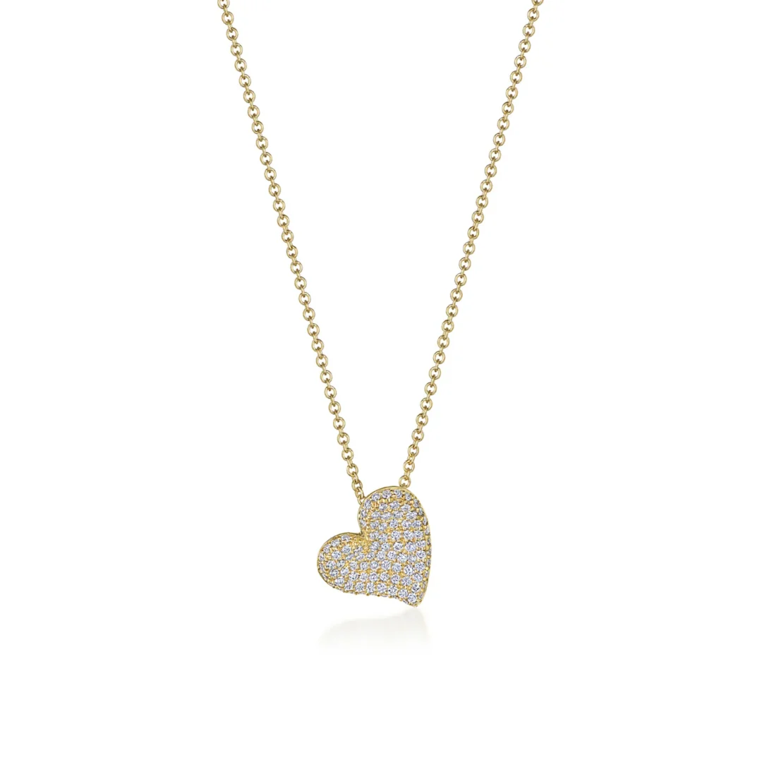 Pavé Heart Diamond Pendant