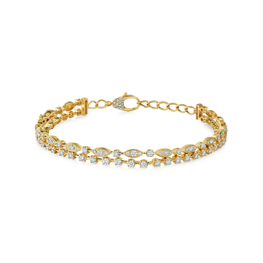 STARRY NIGHT DOUBLE LINE BRACELET